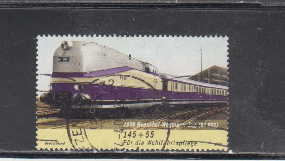 GERMANY :  2006 - USED  - SCOTT # B980  SEMI POSTAL / TRAINS - Image 1 of 1