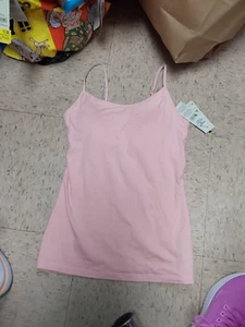 Nuevo con etiquetas Sujetador NoBo No Boundaries Mujer Estante Cami Tazas Moldeadas Correas Ajustables Rosa - Imagen 1 de 1