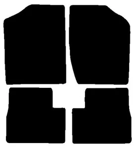 Tailored For Nissan Micra Mk1 1982-1992 Black Basic Car Mats Autostyle - Picture 1 of 4
