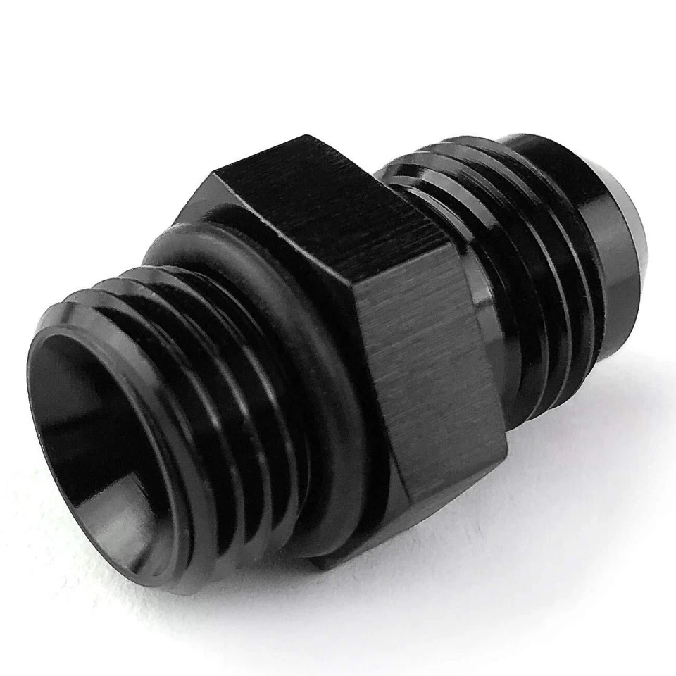 10AN to AN10 10AN  Male Adapter Fitting Connector O-ring Boss AN10 Black - Image 1 of 3