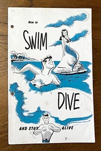 How To Swim Dive And Stay Alive Booklet 1960s sports - Picture 1 of 4