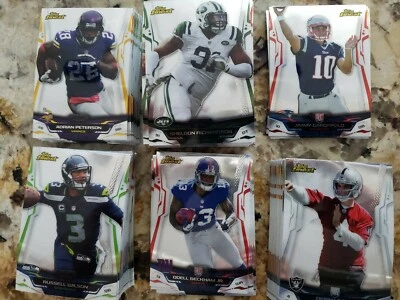 2014 TOPPS FINEST FULL 150 BASE CARD SET. VETS & ROOKIES. ODELL, CARR WILSON,... - Image 1 of 4