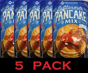 5x Member's Mark Buttermilk Pancake Mix 10 Lb Bag - 5 PACK - Picture 1 of 3