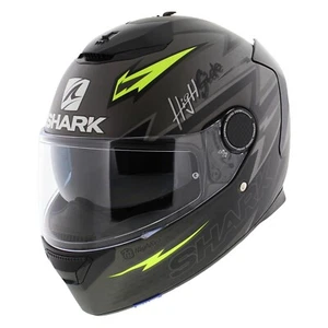 Shark Spartan 1.2 Spartan Adrian Parassol Yellow AKY,Full Face Motorcycle Helmet - Picture 1 of 15