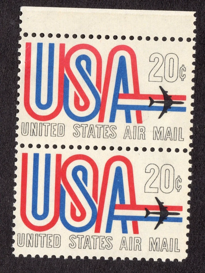 Scott #c75 USA Jet Vertical Pair of Stamps - MNH - Image 1 of 1