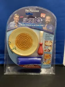 NEW! Ceramic Grater Plater & Bonus Garlic Peeler, As Seen on TV Kitchen - Picture 1 of 7
