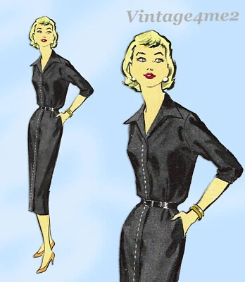 Advance 8679: 1950s Uncut Misses Dress Size 36 Bust Vintage Sewing Pattern - Image 1 of 4