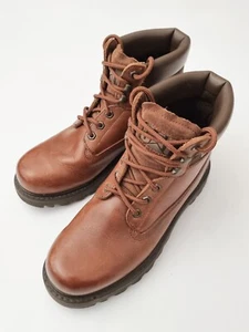 BOTAS GATO UK 8 W modelo clásico CUERO MARRÓN ancho excelente - Imagen 1 de 9