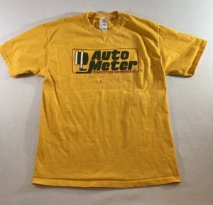 AUTO METER MONSTER TACHOMETER T-SHIRT Bright Orange Sz L - Picture 1 of 7