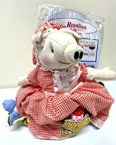 Raro Rosalina Reversible Mamá Cerdo a Lobo (2 en 1) Peluche y 3 Cerditos Folleto - Imagen 1 de 23
