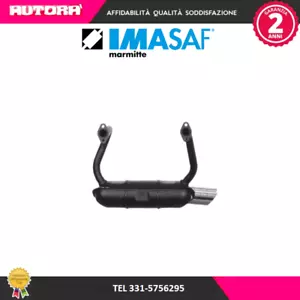 Silenziatore 2 tubi sportiva adatto a Fiat 500 R-126 (MARCA IMASAF).. - Imagen 1 de 1