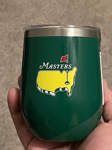 2023 MASTERS GREEN 12 OZ CORKCICLE STEMLESS WINE GLASS Cup INSULATED TUMBLER Cover