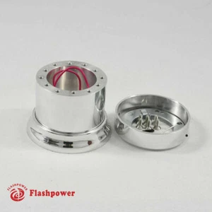 6 Bolt Steering Wheel Adapter Boss Kit Ford Mustang Thunderbird Galaxie Polished - Foto 1 di 4