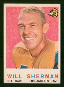 Will Sherman 1959 Topps 59 Nº 127 Como Nuevo+ 65013 - Imagen 1 de 2