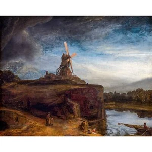 Rembrandt, The Mill, 1648, Pearl Photo Paper, 11" x 14" - Picture 1 of 10