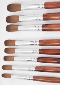 EX Kolinsky Acrylic Nail Brush For Manicure Powder (CRIMPED) - Choose your size - Picture 1 of 10