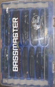 Tackle box of￼ of vintage 370CB Bassmaster worms