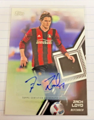 2018 Topps MLS Soccer Base Autographs #66 Zach Loyd - Image 1 of 2