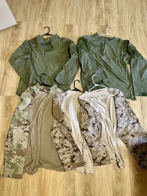 批量 5 件 Tru Spec 男式战斗衬衫上衣 Cordura Baselayer 尺寸 2XLL 高战术 — 第 1/4 张图片
