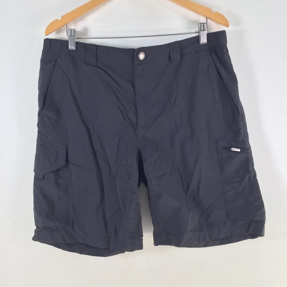 Columbia Hombres Senderismo Carga Pantalones Cortos 36 Negro Cremallera Mosca 123174 Foto 1 de 4