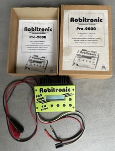 Vintage RC Ladegerät Robitronic Pro-2000 für NiMh und NiCd Akkus 6-7 Zellen - Bild 1 von 11