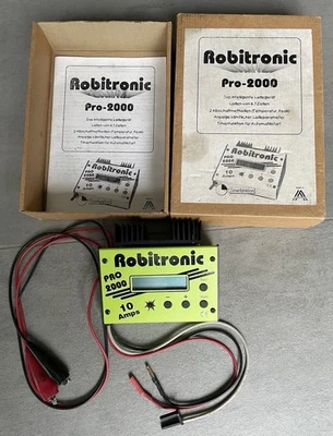 Vintage RC Ladegerät Robitronic Pro-2000 für NiMh und NiCd Akkus 6-7 Zellen - Bild 1 von 4