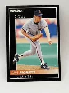 1992 Pinnacle Series 1 Dave Righetti Card # 82 - Picture 1 of 2