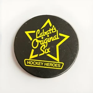 Vintage NHL Viceroy Labatt’s Original Six Hockey Heroes Puck – Made in Canada - Picture 1 of 3