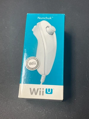 Nintendo Wii/Wii U Nunchuk Controller White OEM Sealed New in Box - Image 1 of 4