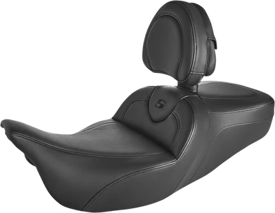 Sofá de carretera Saddlemen cómodo asiento y respaldo Harley Touring Road Glide 2008-24 Foto 1 de 4