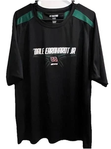 NASCAR 2 XL Dale Earnhardt Jr 88 Black Polyester Short Sleeve Tee Shirt. Sports - Picture 1 of 4