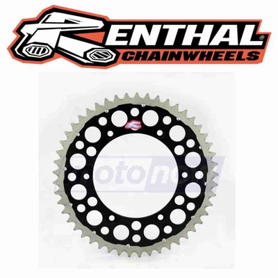 Renthal Twinring Heavy Duty Rear Sprocket for 1984-2006 Kawasaki KDX200 - ul Foto 1 de 4