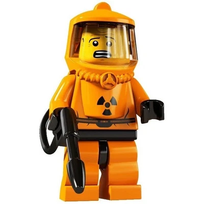 LEGO Series 4 Hazmat Guy Collectible Minifigures 8804 - CMF Hazmat Guy SEALED - Image 1 of 2