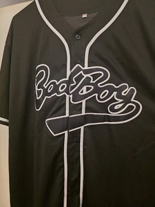 Bad Boy Biggie Jersey Size XXXL Black And White - Picture 1 of 5