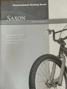CLEAN! Saxon Intermediate 3: Homeschool Testing Test Book Paperback Stephen Hake - Bild 1 von 3