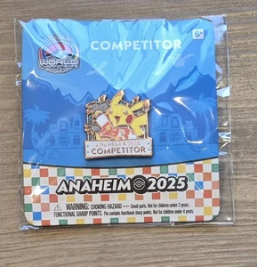 2025 Pokemon World Championships Competitor Pin Anaheim California Worlds - Picture 1 of 1