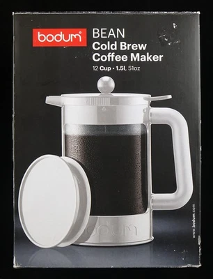 BODUM Grano Cafetera Fría Capacidad 12 Tazas (51 Oz) - Beige - Con Caja Foto 1 de 4