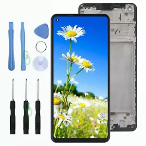 Per Samsung Galaxy A21S SM-A217F Sostituzione LCD Touch Screen Digitalizzatore + Frame - Foto 1 di 18