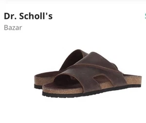 Dr. Scholls Men's Bazar Brown Sandals Size 12 - Picture 1 of 6