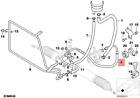 Genuine BMW Z3 Roadster Pressure Hose Assembly OEM 32416754173