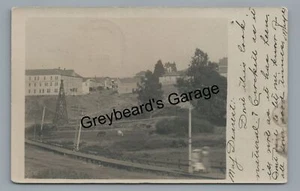 RPPC Oil Well in CROCKETT CA SELBY California Bay Area 1905 Real Photo Postcard - Picture 1 of 2