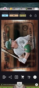 2023 TOPPS BUNT HEAVY LUMBER 23 EMBER CRAFT EXCLUSIVE LEGENDARY MARK MCGWIRE DIG