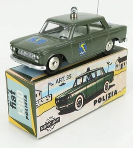 MODELLINO AUTO STATICO ATLAS FIAT 1300 POLIZIA AUTOSTRADALE 1961 SCALA 1/48 - Foto 1 di 6
