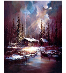 10*20 Ft Muslin 100% Airbrush Painted Photo Backdrop  Background 34-273 - Picture 1 of 1