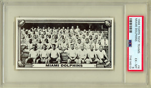 1968 Topps Test Teams Football Miami Dolphins PSA 6 EX/MT Looks Nicer no creases