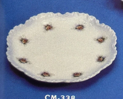 Plato de almuerzo bávaro molde deslizante de cerámica Alberta Coles CM-338 10,25 pulgadas Foto 1 de 4