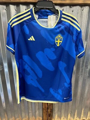 Adidas Mujer’s Grande Suecia Jersey Equipo 2023 Visitante Fútbol Fútbol Fútbol HT7142 Nuevo Foto 1 de 4