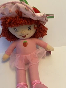 2004 Strawbery Shortcake Ballerina 16" rag doll w/yarn hair *NEW* - Picture 1 of 3