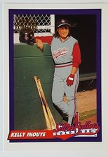 Kelly Inouye 1994 Coors Extra Gold Colorado Silver Bullets Sport Card 