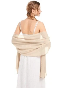 Shawls and Wraps Soft Chiffon Scarve Scarf For Evening Party Dresses Wedding ... - Picture 1 of 6